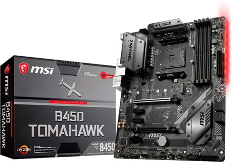 Customer Reviews: MSI B450 TOMAHAWK (Socket AM4) USB 3.1 Gen 1 AMD Motherboard with LED Lighting ...