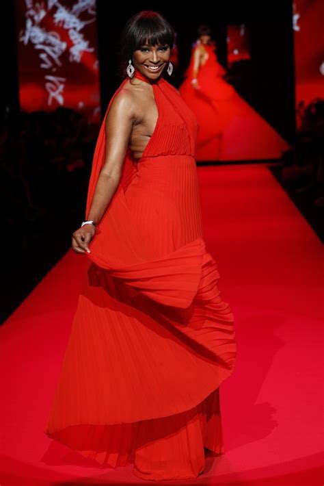 Stars Walk in Red Dress Fashion Show