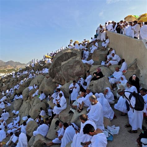 Les Musulmans Prient Au Hajj