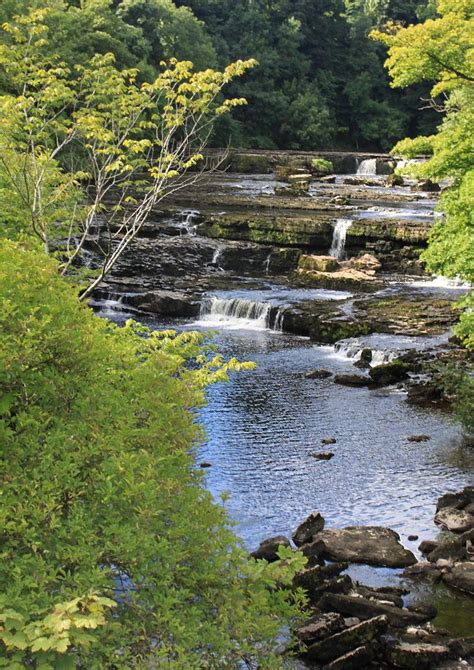 Aysgarth Falls, in the Yorkshire Dales. Beautiful at any time of the ...