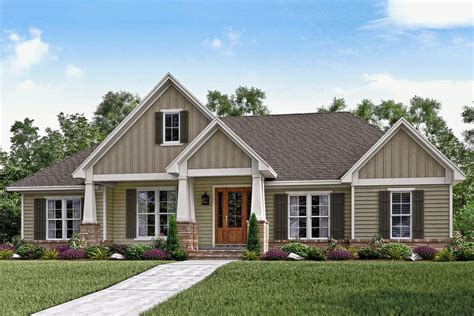 Craftsman Style House Plan - 3 Beds 2.5 Baths 2151 Sq/Ft Plan #430-141 ...