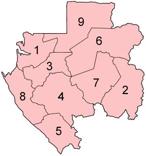 Provinces du Gabon — Wikipédia