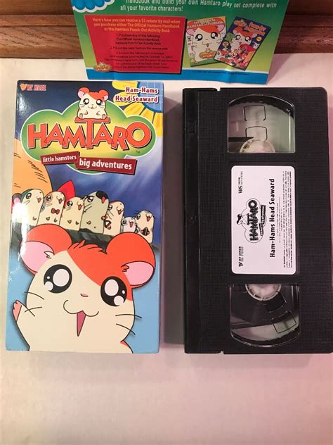 HAMTARO Ham Hams Head Seaward Big Adventures 2002 VHS In Color 75 Mins | eBay