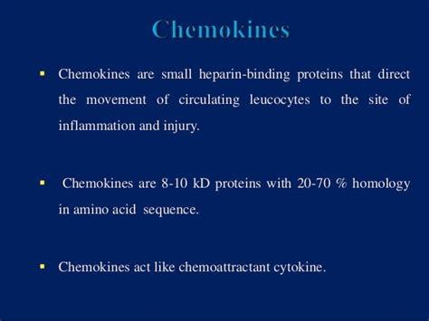 Chemokines