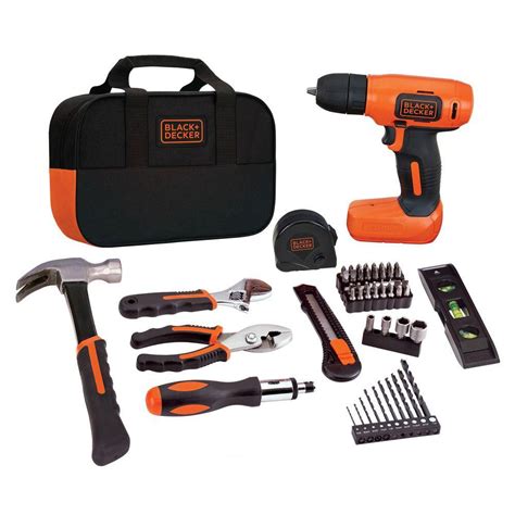 BLACK+DECKER 8-Volt MAX Lithium-Ion Cordless Rechargeable Drill and ...