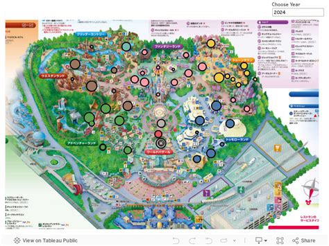 Interactive Map of Tokyo Disneyland Throughout History - LaughingPlace.com