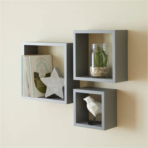 Set of 3 Cube Shelves | Dunelm