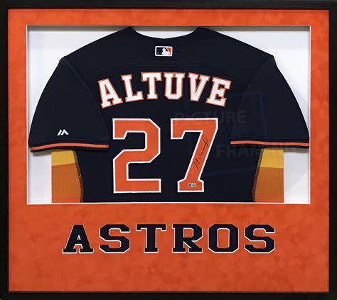 Signed authentic Jose Altuve, Houston Astros Jersey