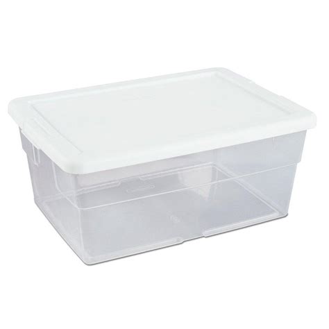 Life Story 6 Qt. Rectangular Clear Plastic Protective Storage Shoe Box ...