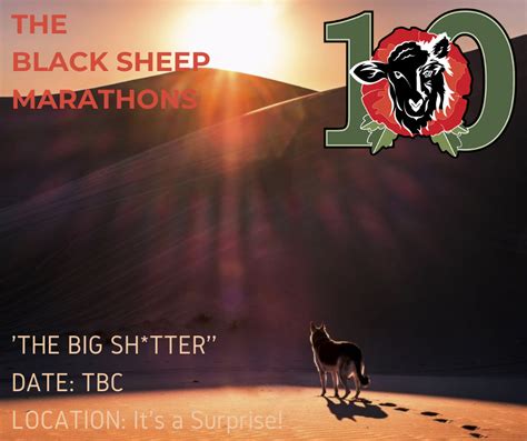 01.05.21 - BLACK SHEEP EVENTS UPDATE — BE A BLACK SHEEP