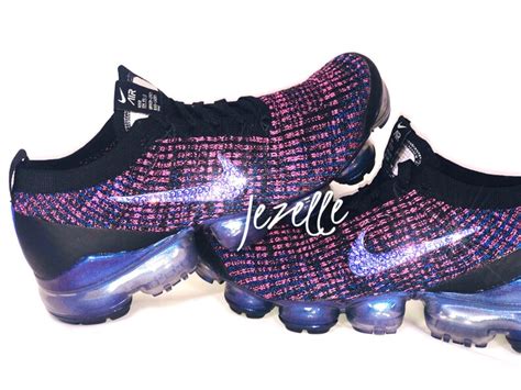 PURPLE Nike Air VaporMax Flyknit 3 NEW Swarovski Custom | Etsy