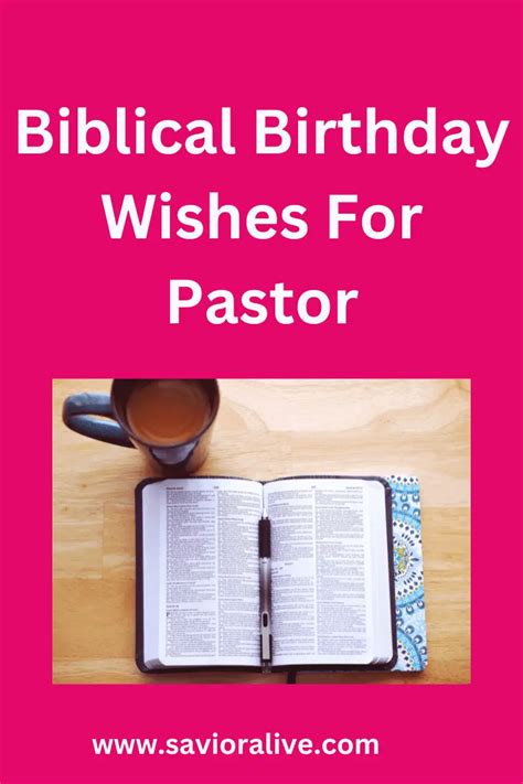 90 Blessed Birthday Wishes For Pastor With Scriptural Verses