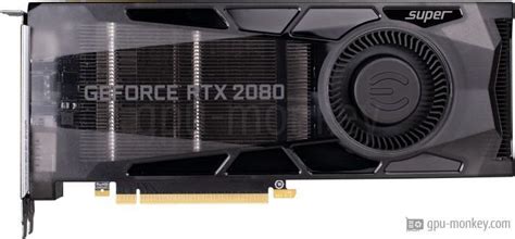 EVGA GeForce RTX 2080 SUPER Gaming Benchmark and Specs