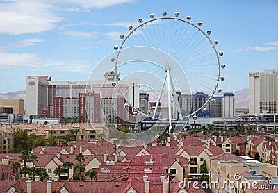 Linq High Roller Ferris Wheel In Las Vegas Editorial Stock Image ...