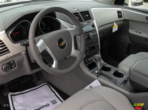 Dark Gray/Light Gray Interior 2011 Chevrolet Traverse LT Photo ...