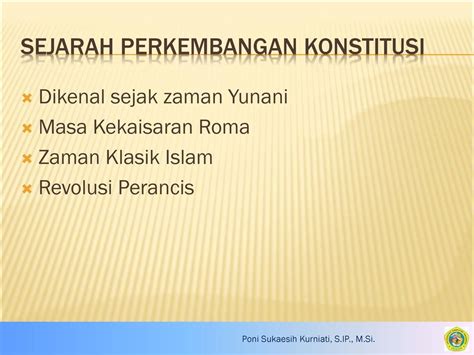 KONSTITUSI DAN TATA PERUNDANG-UNDANGAN INDONESIA - ppt download