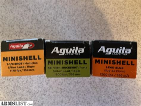 ARMSLIST - For Sale: 12 gauge MINI Shells all 3 boxes for $125.00