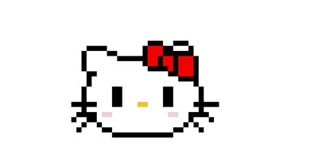 Hello kitty pixel art