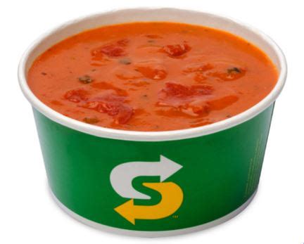 Subway Soup Menu With Prices