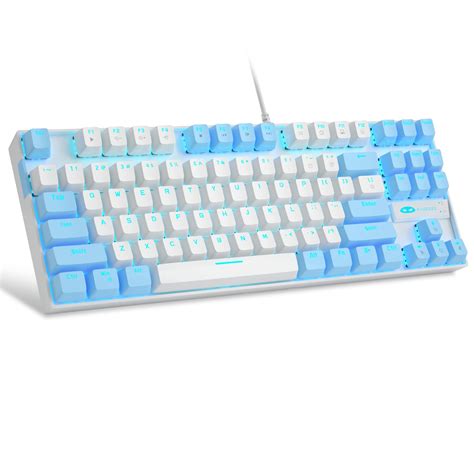 Buy MageGee 75% Mechanical Gaming Keyboard with Red Switch, LED Blue ...