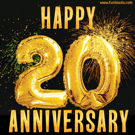 Happy 20th Anniversary GIFs | Funimada.com