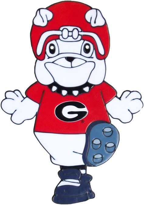 Amazon.com : Georgia Bulldogs Mascot Window Cling : Sports Fan Decals ...