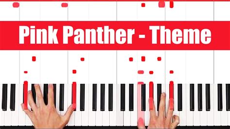 Pink Panther Theme Piano Tutorial Easy Chords Acordes - Chordify