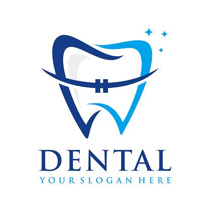 Dental Dentistry Tooth Logo Design Vector Stock Illustration - Download Image Now - Abstract ...