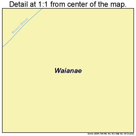 Waianae Hawaii Street Map 1574450