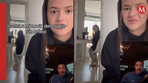 Broma pesada a su novio con un espejo causa terror en TikTok - Grupo ...