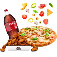 X Large Pizza, 12 Wings & 2 Liter soda - Knights Express Pizza