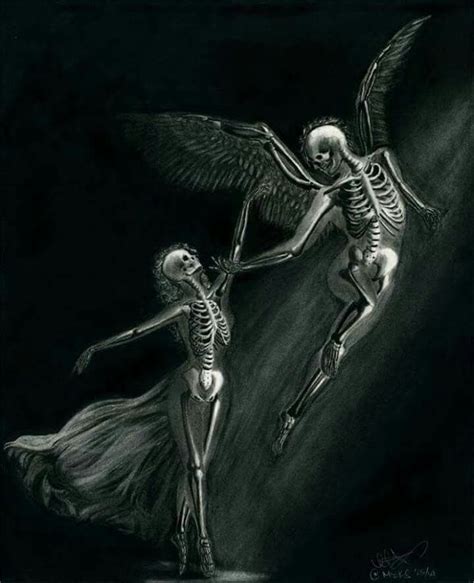 . Skull Wallpaper, Dark Wallpaper, Angel Wallpaper, Skeleton Love, Arte ...