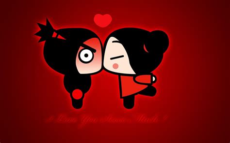 Pucca And Garu, Pucca illustration #Love # #kiss #1080P #wallpaper #hdwallpaper #desktop | Pucca ...