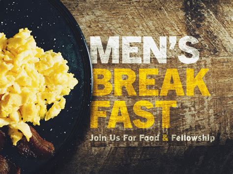 Monthly Men's Fellowship Breakfast | Oak Ridge Baptist Church