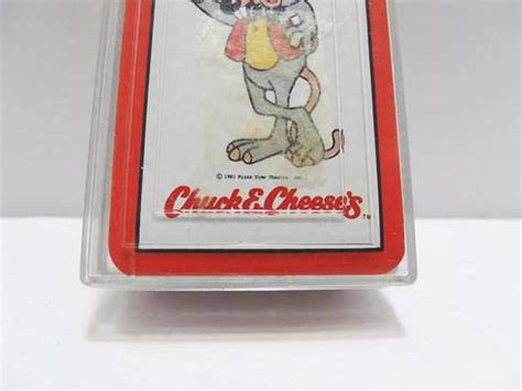 Rare Chuck E Cheese's Miniature Playing Cards From Pizza | Etsy