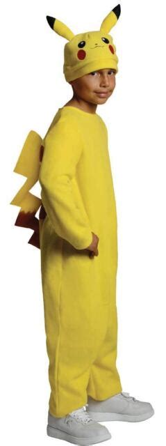 Pokemon GO PIKACHU Costume size 4-6 Small child Halloween kids New ages ...