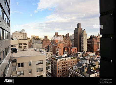 Early Morning Light - View from a NYC Apartment Window Stock Photo - Alamy