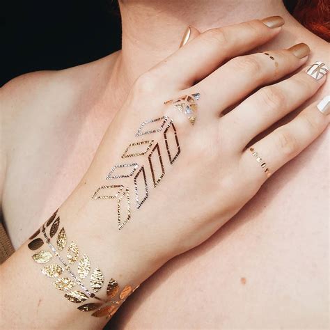 50 Gold Tattoo Designs And Ideas For Women - Feel Like a Queen (2019)