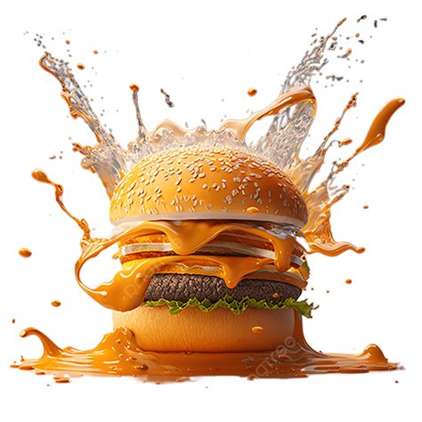 Creative Burger Exaggerated Delicious Food Photography, Steak Burger ...