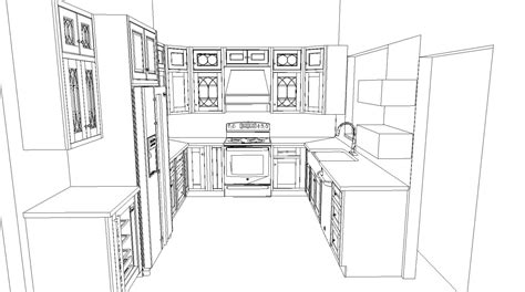 u shaped kitchen plans layouts | Resume Best