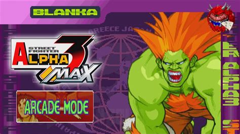 Blanka (Arcade) - Street Fighter Alpha 3 Max - YouTube