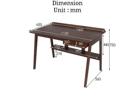 Study Table Standard Size | ubicaciondepersonas.cdmx.gob.mx