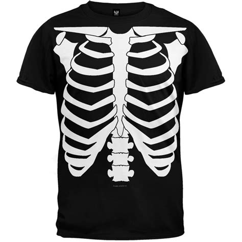 Old Glory - Halloween Skeleton Glow In The Dark Costume T-Shirt ...