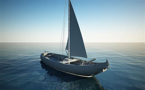 Free Boat Water Scene for VrayforC4D | C4D Vray Source