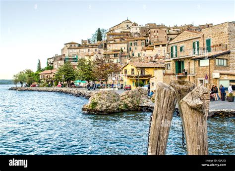 Anguillara Sabazia - Rome - Bracciano lake - Italy Stock Photo - Alamy