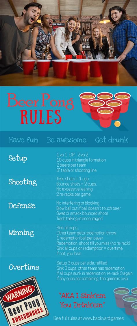 Beer Pong Rules And How To Play | Backyard Games