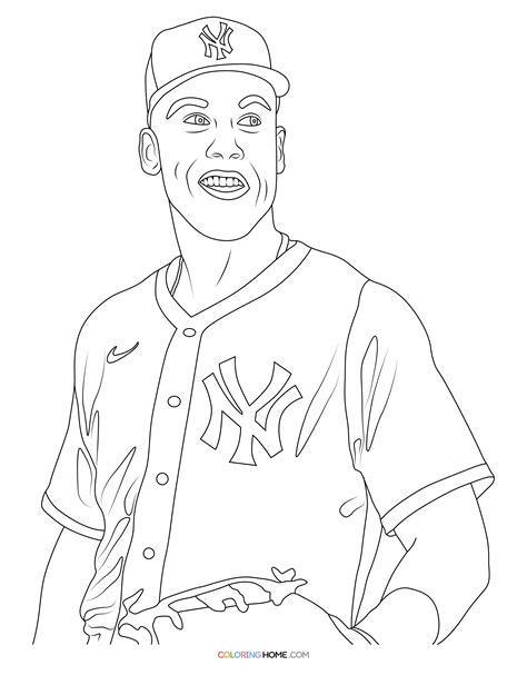 Aaron Judge Coloring Pages - Coloring Home