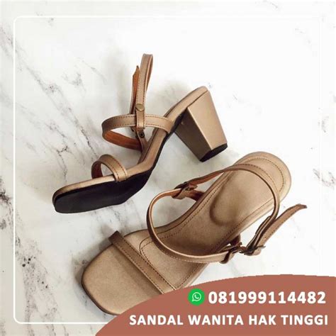 Sandal Wanita Hak Tinggi (High Heels) Bahan Awet dan Nyaman