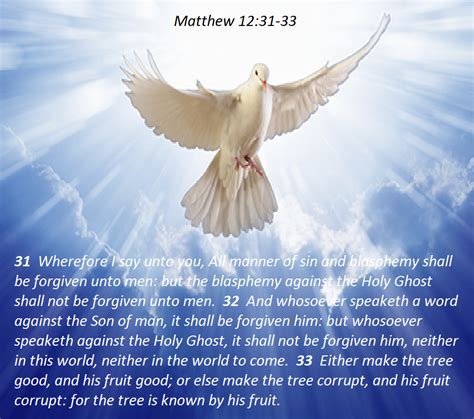 a white dove flying through the sky with an open bible verse on it's side