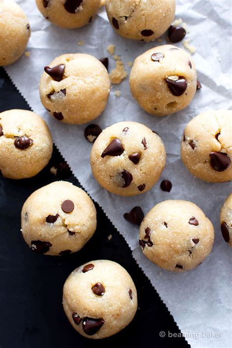 Paleo Cookie Dough Bites (Vegan, Gluten-Free, Grain-Free) – only 6 Ingredients! - Beaming Baker